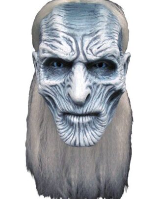 Game of Thrones Latex-Maske mit Kunsthaar White Walker