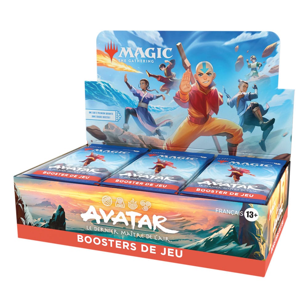 Magic the Gathering Avatar, le dernier maître Play-Booster Display (30) französisch - Stark beschädigte Verpackung