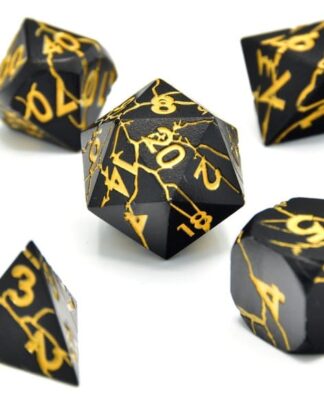 CritStones Metal Würfel Set Torn Mystic (7)