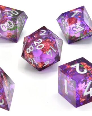 CritStones Liquid Core Würfel Set Herbalist's Dream (7)