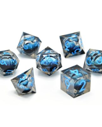 CritStones Würfel Set Water Dragon's Gaze Floating Eye (7)