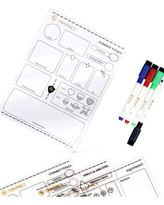 Enhance RPG Series Acryl Charakterbögen Set *Englische Version*