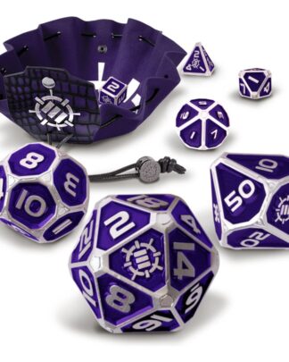 Enhance Tabletop Series Metall RPG Würfel Set Purple (7)
