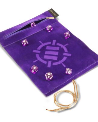 Enhance Tabletop Roll on a Scroll Würfeltasche mit Würfel Lila