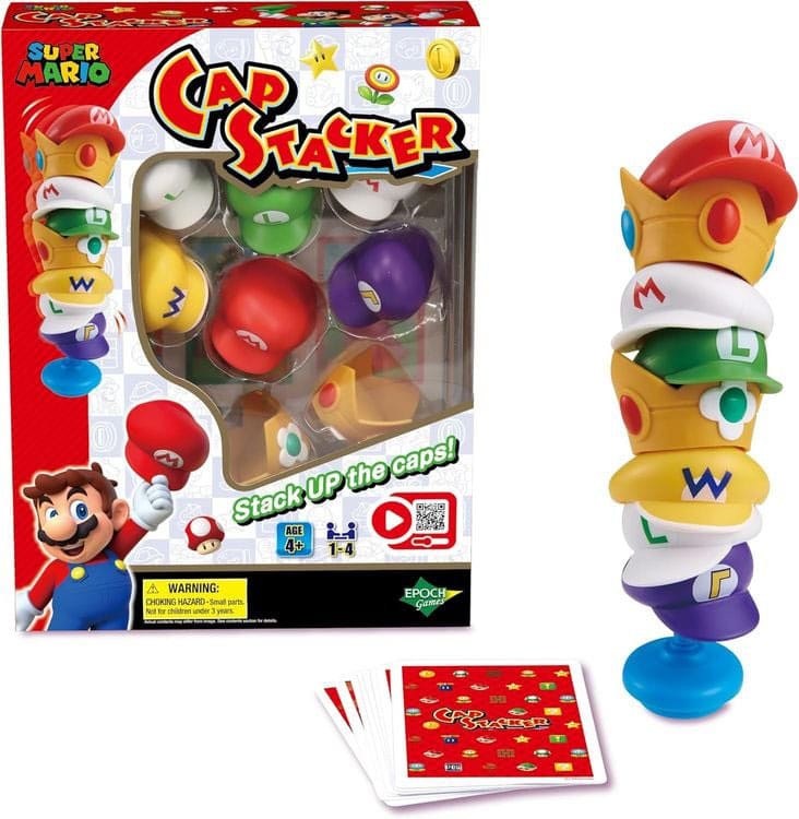 Super Mario Spiel Cap Stacker - Beschädigte Verpackung