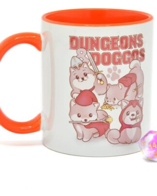 Glassstaff Geschenkbox Tasse & Würfel D20 Dungeons & Doggos