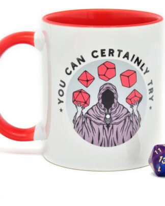 Glassstaff Geschenkbox Tasse & Würfel D20 You can certainly try