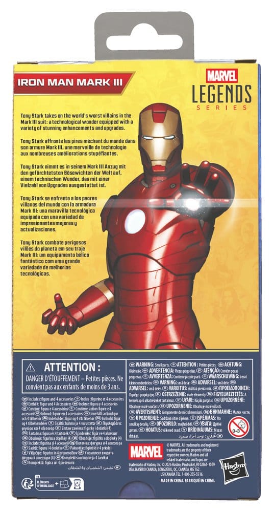 Iron Man Marvel Legends Series Actionfigur Iron Man Mark III 15 cm – Bild 10