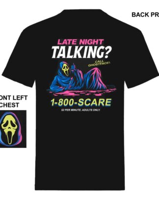 Scream - Schrei! T-Shirt Ghost Face Late Night Talking