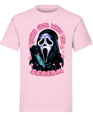 Scream - Schrei! T-Shirt Ghost Face You're Cute when you Scream