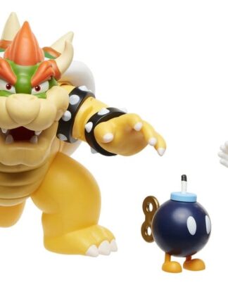 World of Nintendo Actionfiguren 3er-Pack Mario vs. Bowser Lava Battle