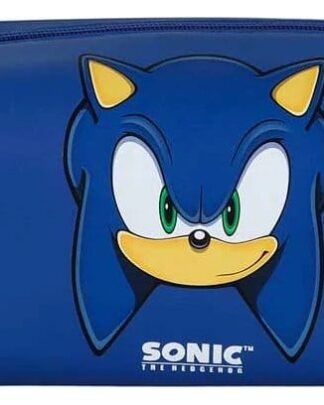 Sonic - The Hedgehog Plus Brick Travel Kulturbeutel SEGA Sight Blue
