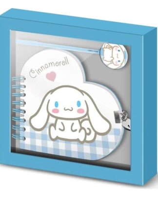 Sanrio Heart Diary & Pen Geschenk-Set Cinnamoroll Vichy Multicolour