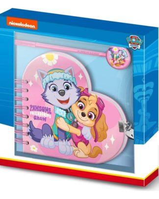 PAW Patrol Notizbuch mit Kugelschreiber Geschenk-Set Pawsome Friendships Grow