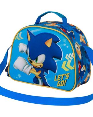 Sonic - The Hedgehog 3D Lunch Box Brotzeittasche SEGA Go Blue