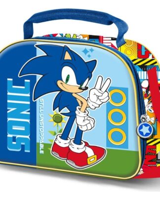 Sonic - The Hedgehog 3D Lunch Box Brotzeittasche SEGA Unstoppable Blue
