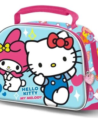 Sanrio 3D Lunch Box Brotzeittasche Hello Kitty Friendship Blue