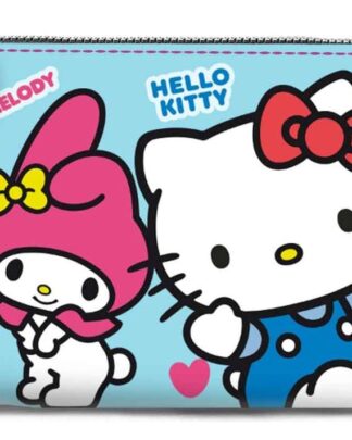 Sanrio Small Square Geldbörse Hello Kitty Friendship Blue