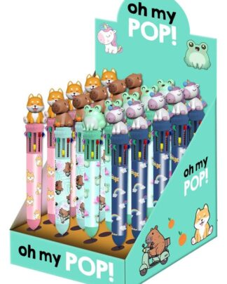 Oh My Pop ! Zehnfarbkugelschreiber Mix - Display (24)