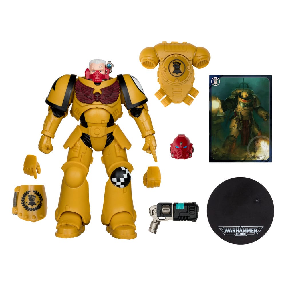 Warhammer 40,000 Actionfigur Intercessor Sergeant (Imperial Fist) (Gold Label) 18 cm – Bild 2