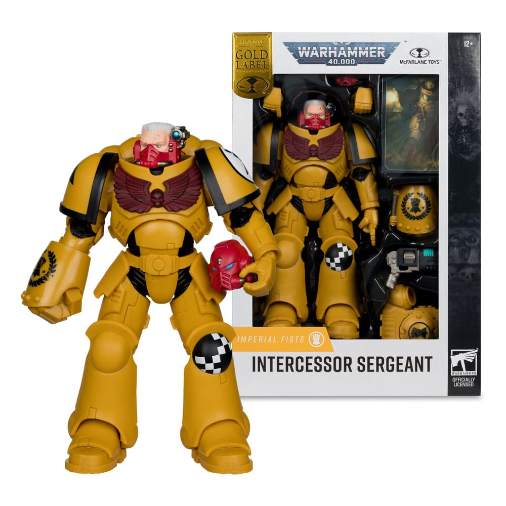 Warhammer 40,000 Actionfigur Intercessor Sergeant (Imperial Fist) (Gold Label) 18 cm – Bild 4