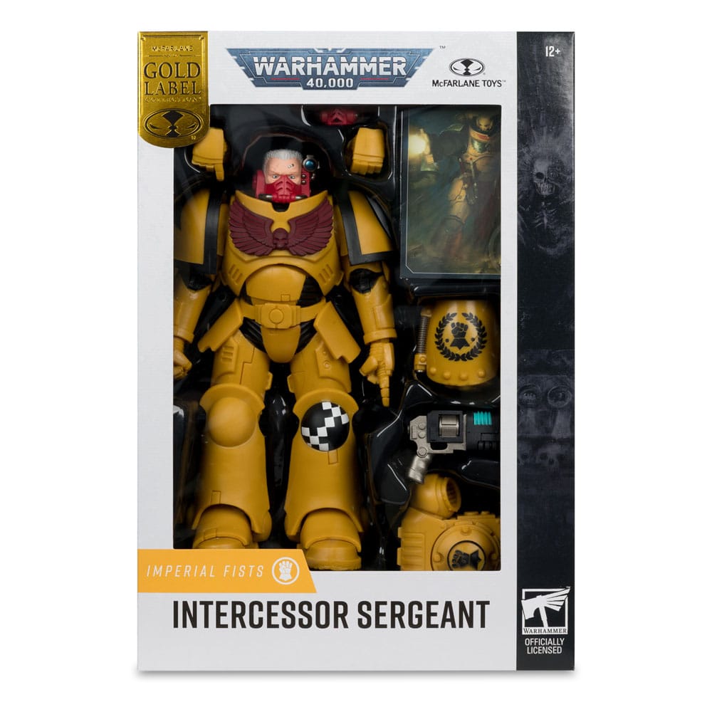 Warhammer 40,000 Actionfigur Intercessor Sergeant (Imperial Fist) (Gold Label) 18 cm – Bild 7