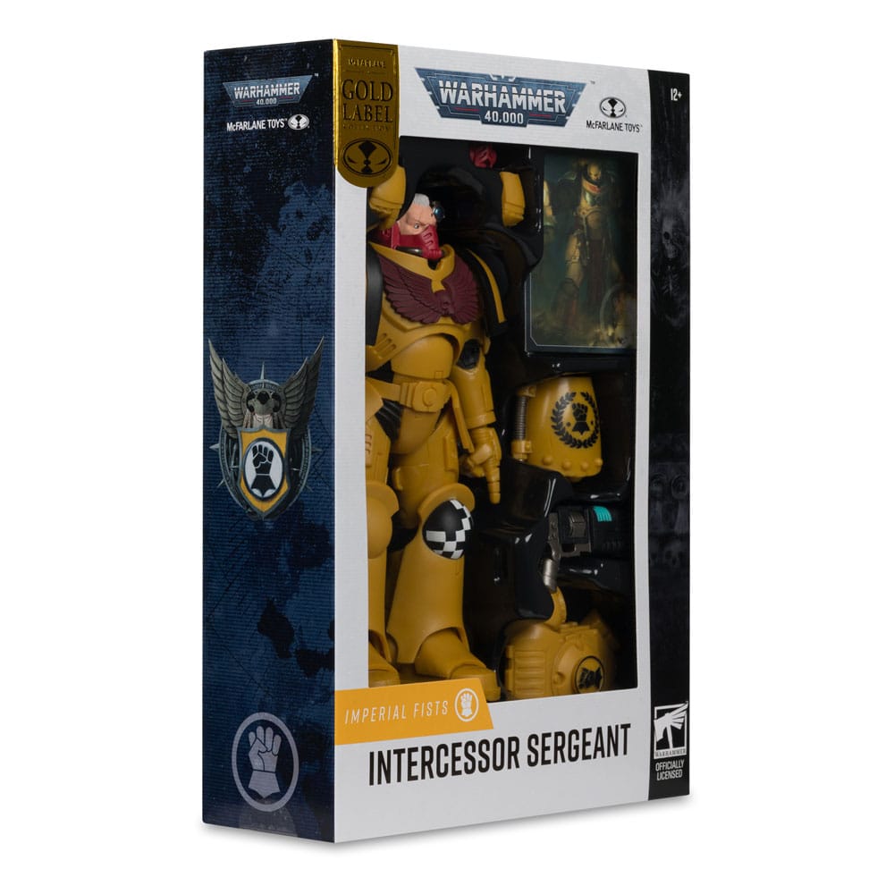 Warhammer 40,000 Actionfigur Intercessor Sergeant (Imperial Fist) (Gold Label) 18 cm – Bild 8
