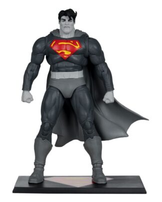 DC Multiverse Actionfigur Superman (The Dark Knight Returns) (Black & White Accent Edition) (Gold Label) 18 cm