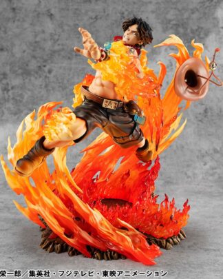 One Piece P.O.P PVC Statue NEO-Maximum Portgas D. Ace 15th Anniversary Super Limited Reprint Ver. 23 cm