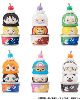 One Piece Tsumichen Stack up & Change Sammelfiguren 8 cm Sortiment (6)