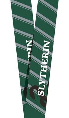 Harry Potter Luxus-Schlüsselband mit Kartenhalter Slytherin