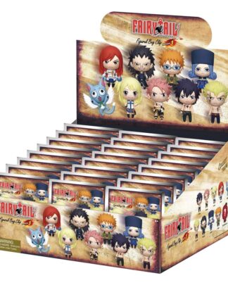 Fairy Tail 3D PVC-Taschenanhänger Serie 1 Display (24)