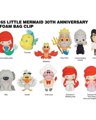Arielle, die Meerjungfrau 3D PVC-Taschenanhänger Series 1 Display (24)
