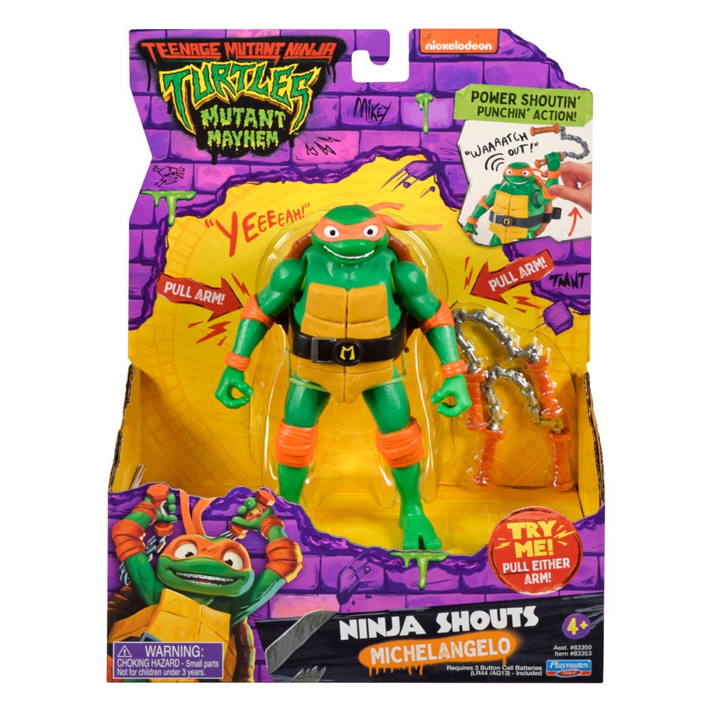 Teenage Mutant Ninja Turtles: Mutant Mayhem Ninja Shouts Action Figuren 15 cm Sortiment (8) – Bild 10