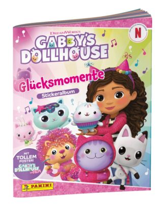 Gabby's Dollhouse Glücksmomente Sticker Collection Album *Deutsche Version*