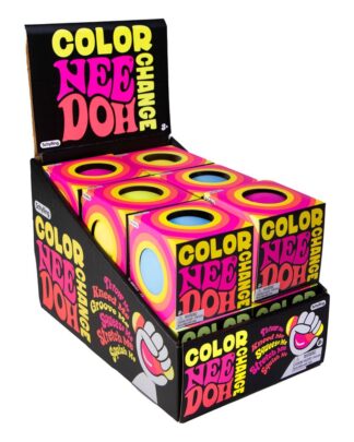 NeeDoh Anti-Stress-Bälle 6 cm Color Changing NeeDoohs Display (12)