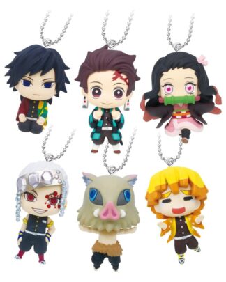 Demon Slayer: Kimetsu no Yaiba Swing Danglers Schlüsselanhänger 3 cm Mystery Capsule Display (12)