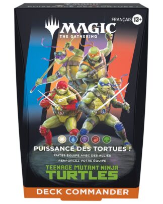 Magic the Gathering Teenage Mutant Ninja Turtles Commander-Decks Umkarton (4) französisch