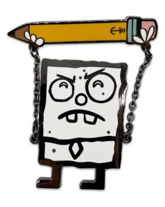 SpongeBob Schwammkopf Ansteck-Pin KritzelBob 5 cm