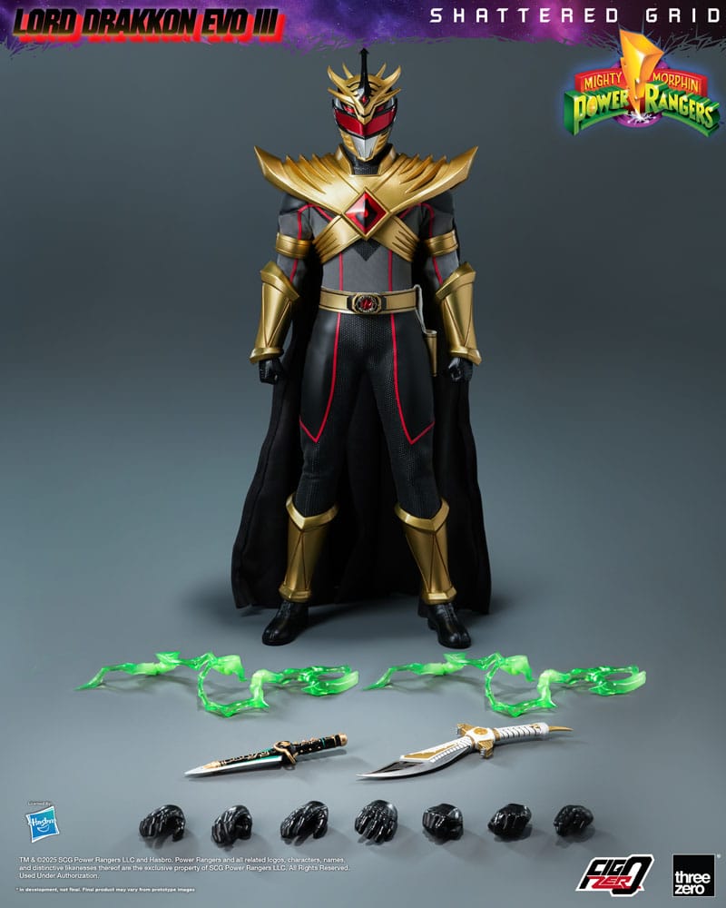Mighty Morphin Power Rangers Shattered Grid FigZero Actionfigur 1/6 Lord Drakkon Evo III 30cm – Bild 2