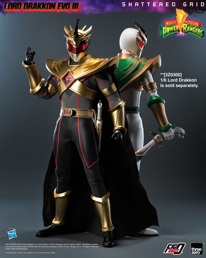 Mighty Morphin Power Rangers Shattered Grid FigZero Actionfigur 1/6 Lord Drakkon Evo III 30cm – Bild 12