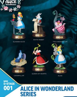 Alice im Wunderland Mini Diorama Stage Statuen 6-er Pack 10 cm