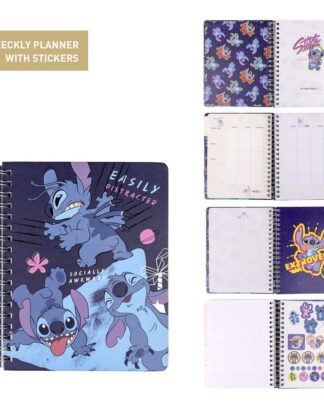 Lilo & Stitch Wochenplaner mit Sticker Stitch Easily Distracted