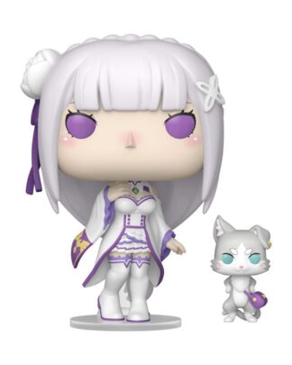 Re:Zero POP!&Buddy Animation Vinyl Figuren Emilia w/Puck 9 cm