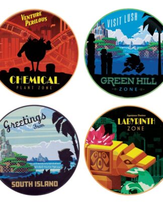 Sonic - The Hedgehog Untersetzer 4er-Pack