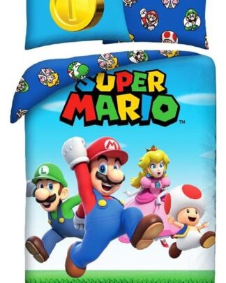 Super Mario Bettwäsche Ver. 5 140 x 200 cm / 70 x 90 cm