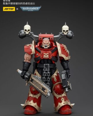 Warhammer 40k Actionfigur 1/18 World Eaters Khorne Berzerker with Eviscerator Chainsword 13 cm