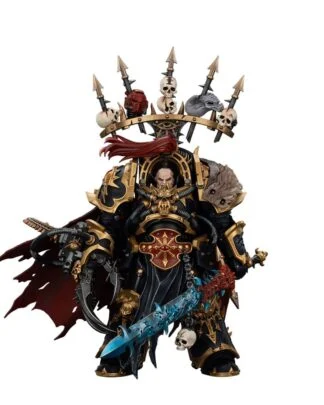 Warhammer 40,000 Actionfigur Black Legion Abaddon the Despoiler with Drach'nyen and the Talo 16 cm