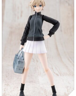 Sousai Shojo Teien Plastic Model Kit 1/10 Rui Saotome Touhou High School Tracksuit Dreaming Style Midnight Onyx 16 cm