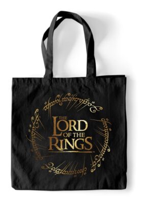 Herr der Ringe Tragetasche Gold Foil